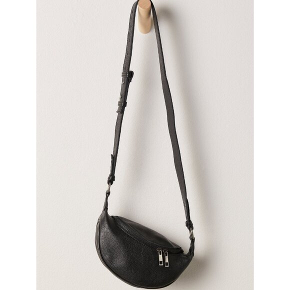 NWT Free People Black Crossbody Bag - Picture 1 of 5